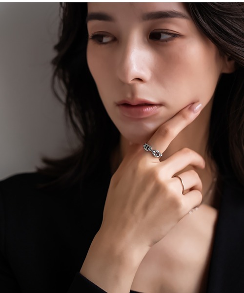 kirakiraShop（キラキラショップ）の「マリンチェーン リング（リング・レディース・シルバー/ゴールド・6号/7号/8号/#2/#1/#3）」の11枚目の写真