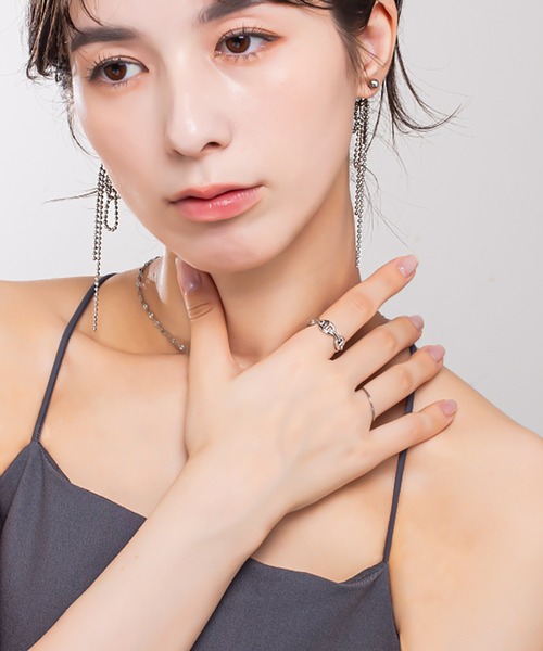 kirakiraShop（キラキラショップ）の「マリンチェーン リング（リング・レディース・シルバー/ゴールド・6号/7号/8号/#2/#1/#3）」の9枚目の写真