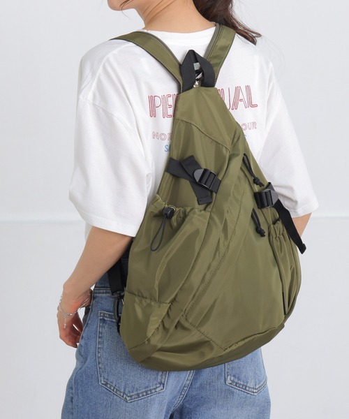 500mlペットボトル収納可】3way リュック ボディバッグ バッグ A4