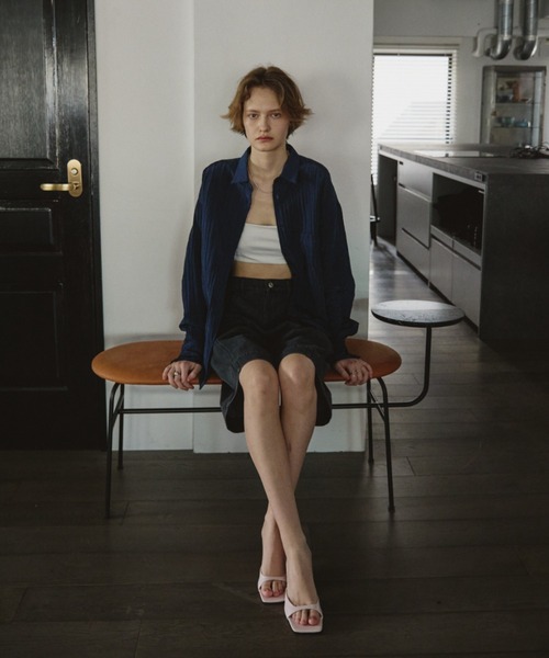 Aunt Marie's（アントマリーズ）の「デニムハーフパンツ（デニムパンツ・レディース・ブラック・FREE）」の13枚目の写真