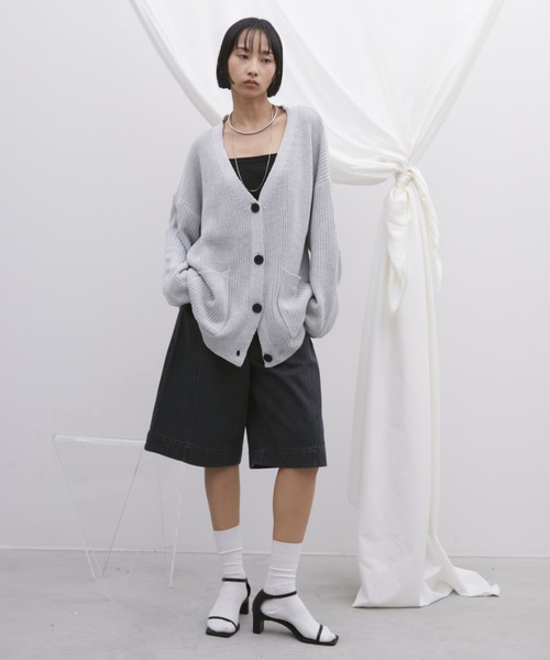 Aunt Marie's（アントマリーズ）の「デニムハーフパンツ（デニムパンツ・レディース・ブラック・FREE）」の18枚目の写真