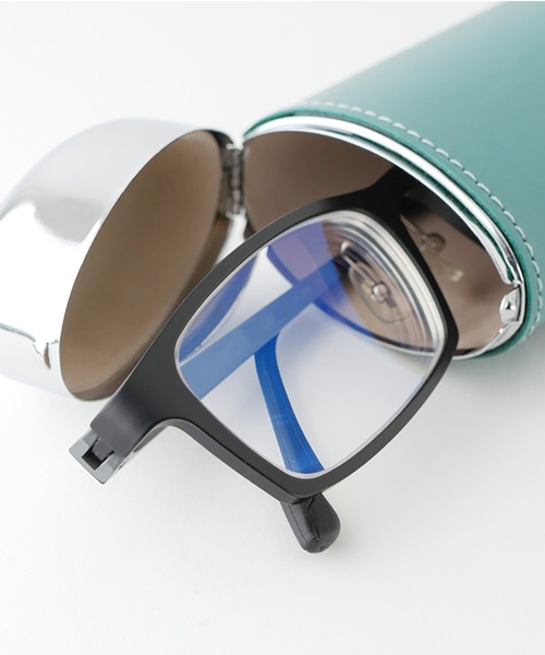 GLOBAL FORME CONCRETE（グローバルフォルムコンクリート）の「BT Oval グラスケース（メガネ・メンズ・オレンジ/ダークブラウン/キャメル/レッド/グリーン/ブルー/グレー/ブラック/スカイブルー・FREE）」の14枚目の写真