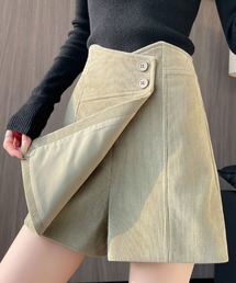 2ly2 | 楽ちんキレイ！大人のきれいめコーデュロイスカート風ショートパンツ(その他パンツ)