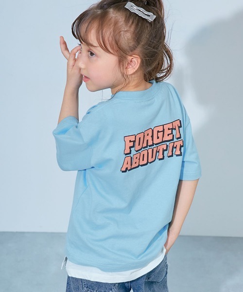 devirock(デビロック)の「綿100% デビラボ BIGシルエット プリント半袖Tシャツ(Tシャツ/カットソー・キッズ・グレー系2/パープル系3/グレー系3/グリーン系1/パープル系2/ブラック系2/ブルー系1/ピンク系1/イエロー系1/オレンジ系1/グレー系1/パープル系1/ブラック系1/ブラック系3/グリーン系2/ブルー系3/ライトグレー系/ホワイト系1/ブラック系5/ホワイト系2/ブルー系2/ブラック系4/グリーン系3/イエロー系・90cm/100cm/110cm/120cm/130cm/140cm/150cm/160cm)」の17枚目の写真