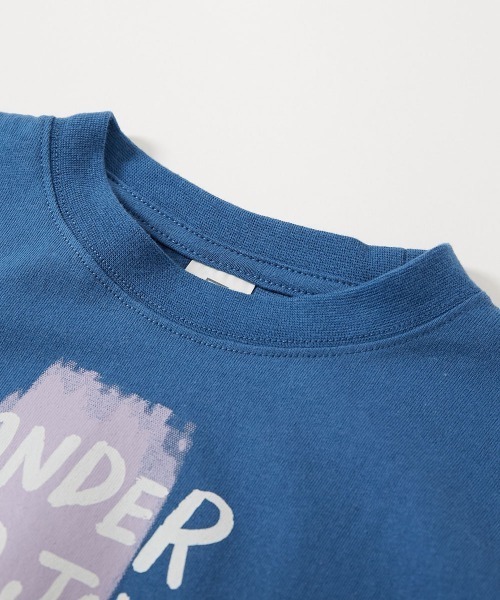 devirock（デビロック）の「綿100％ デビラボ BIGシルエット プリント半袖Tシャツ（Tシャツ/カットソー・キッズ・グレー系2/パープル系3/グレー系3/グリーン系1/パープル系2/ブラック系2/ブルー系1/ピンク系1/イエロー系1/オレンジ系1/グレー系1/パープル系1/ブラック系1/ブラック系3・90cm/100cm/110cm/120cm/130cm/140cm/150cm/160cm）」の19枚目の写真