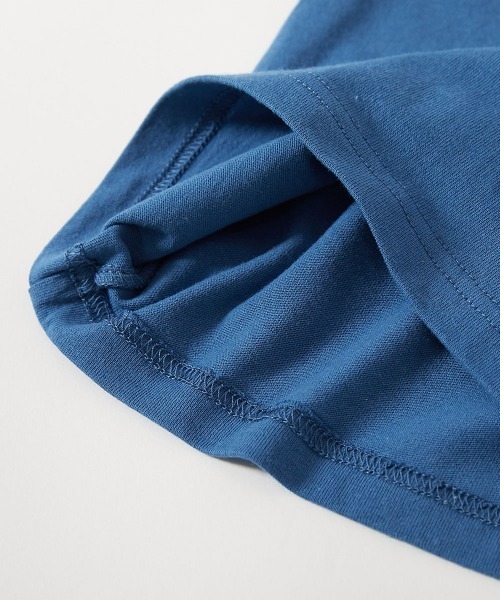 devirock（デビロック）の「綿100％ デビラボ BIGシルエット プリント半袖Tシャツ（Tシャツ/カットソー・キッズ・グレー系2/パープル系3/グレー系3/グリーン系1/パープル系2/ブラック系2/ブルー系1/ピンク系1/イエロー系1/オレンジ系1/グレー系1/パープル系1/ブラック系1/ブラック系3・90cm/100cm/110cm/120cm/130cm/140cm/150cm/160cm）」の20枚目の写真