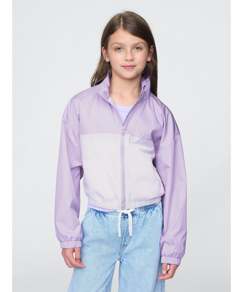 GAP（ギャップ）の「ウィンドブレーカー (キッズ)（ナイロンジャケット・キッズ・ライラック/イエロー/パープル・140cm/130cm/110cm/120cm/150cm/160cm）」の3枚目の写真