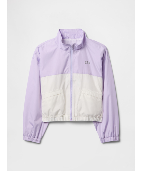 GAP（ギャップ）の「ウィンドブレーカー (キッズ)（ナイロンジャケット・キッズ・ライラック/イエロー/パープル・140cm/130cm/110cm/120cm/150cm/160cm）」の4枚目の写真