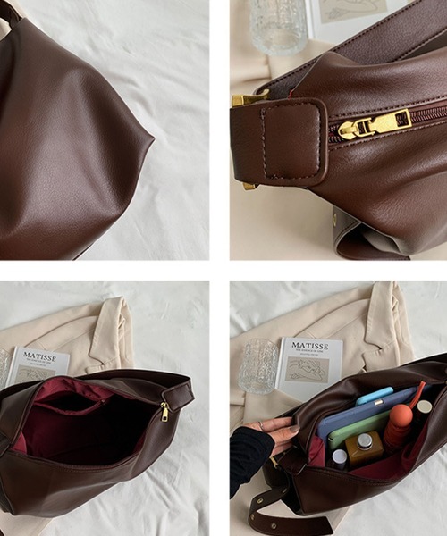 meJane（ミージェーン）の「ラウンドショルダーバッグ（ショルダーバッグ・レディース・ブラウン/ブラック・S/M）」の8枚目の写真