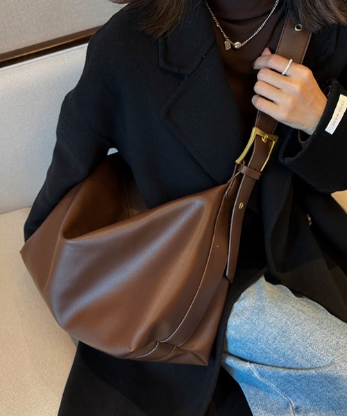 meJane（ミージェーン）の「ラウンドショルダーバッグ（ショルダーバッグ・レディース・ブラウン/ブラック・S/M）」の7枚目の写真