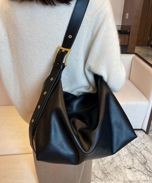 meJane（ミージェーン）の「ラウンドショルダーバッグ（ショルダーバッグ・レディース・ブラウン/ブラック・S/M）」の5枚目の写真