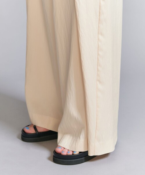 BEAUTY&YOUTH UNITED ARROWS（ビューティーアンドユースユナイテッドアローズ）の「セルロースナイロン インタック パンツ/ライナー（スラックス・レディース・オフホワイト・L/M/S/XS）」の11枚目の写真