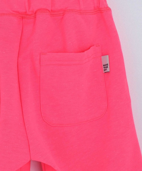 MAKE YOUR DAY（メイクユアデイ）の「ネオンカットソーパンツ■80～140cm（スウェットパンツ・キッズ・ピンク/ライム/オレンジ/イエロー・90/100/110/120/130/140/80）」の12枚目の写真