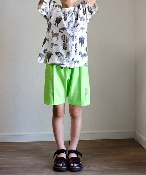 MAKE YOUR DAY（メイクユアデイ）の「ネオンカットソーパンツ■80～140cm（スウェットパンツ・キッズ・ピンク/ライム/オレンジ/イエロー・90/100/110/120/130/140/80）」の18枚目の写真