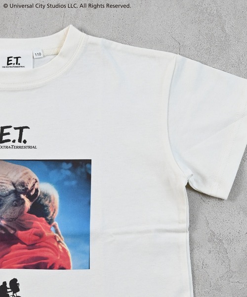 MARKEY'S（マーキーズ）の「【E.T.】別注プリントTシャツ（Tシャツ/カットソー・キッズ・ホワイト/杢グレー・150/140/130/120/110/100/90/80）」の10枚目の写真