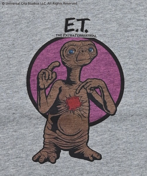 MARKEY'S（マーキーズ）の「【E.T.】別注プリントTシャツ（Tシャツ/カットソー・キッズ・ホワイト/杢グレー・150/140/130/120/110/100/90/80）」の12枚目の写真