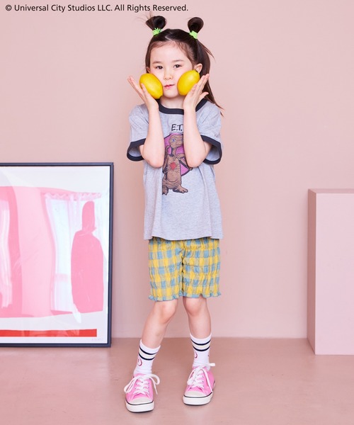 MARKEY'S（マーキーズ）の「【E.T.】別注プリントTシャツ（Tシャツ/カットソー・キッズ・ホワイト/杢グレー・150/140/130/120/110/100/90/80）」の5枚目の写真