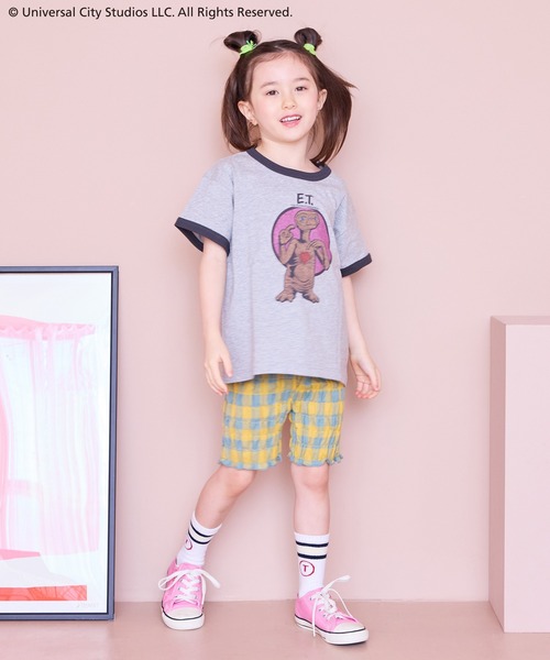 MARKEY'S（マーキーズ）の「【E.T.】別注プリントTシャツ（Tシャツ/カットソー・キッズ・ホワイト/杢グレー・150/140/130/120/110/100/90/80）」の6枚目の写真