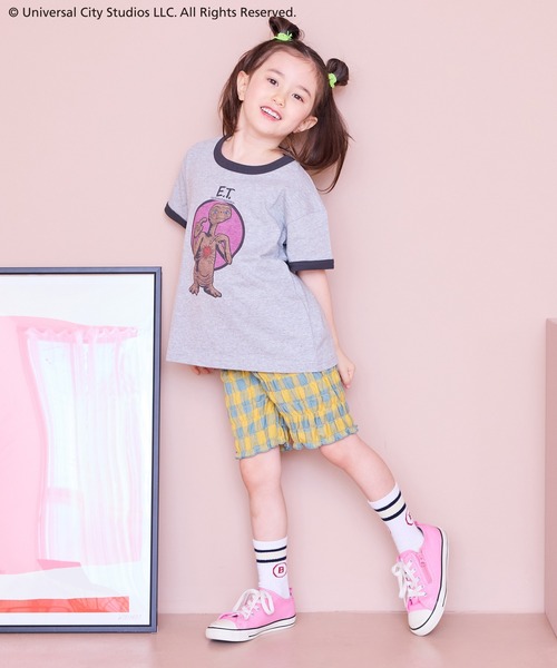 MARKEY'S（マーキーズ）の「【E.T.】別注プリントTシャツ（Tシャツ/カットソー・キッズ・ホワイト/杢グレー・150/140/130/120/110/100/90/80）」の8枚目の写真