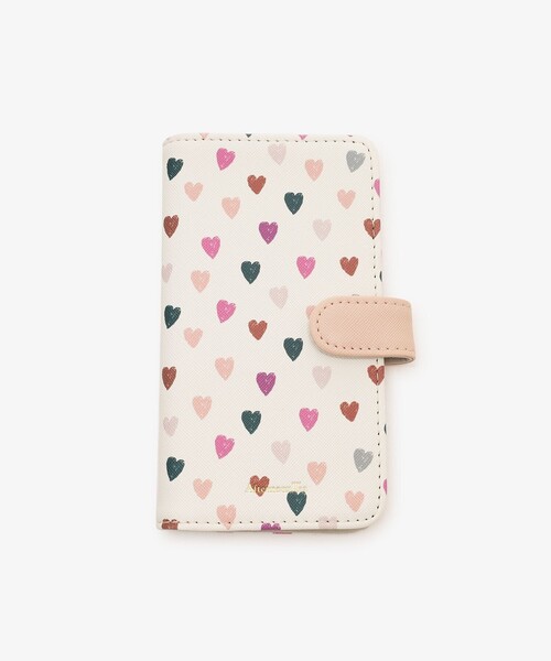 Afternoon Tea(アフタヌーンティー)の「ハートマルチフォンカバー(スマホケース/カバー・レディース・アイボリー・ONE SIZE)」の1枚目の写真