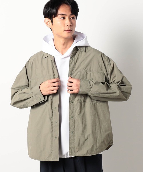 Grand PARK(グランドパーク)の「タイプライターマルチシャツ(シャツ/ブラウス・メンズ・ベージュ/ブラック/カーキ・LARGE/MEDIUM)」の3枚目の写真