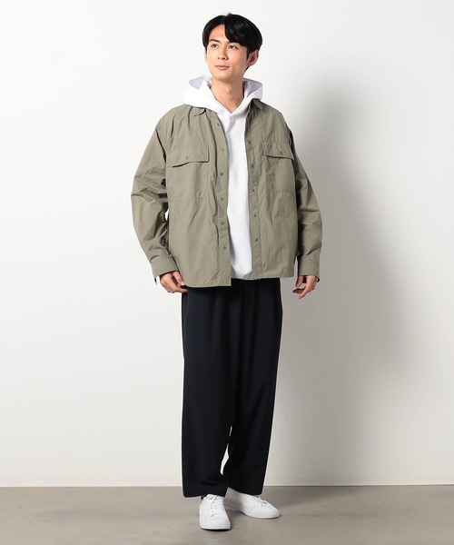 Grand PARK(グランドパーク)の「タイプライターマルチシャツ(シャツ/ブラウス・メンズ・ベージュ/ブラック/カーキ・LARGE/MEDIUM)」の11枚目の写真