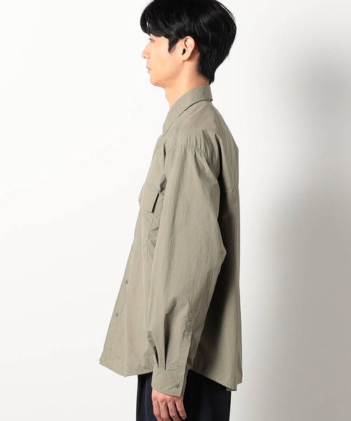 Grand PARK(グランドパーク)の「タイプライターマルチシャツ(シャツ/ブラウス・メンズ・ベージュ/ブラック/カーキ・LARGE/MEDIUM)」の13枚目の写真