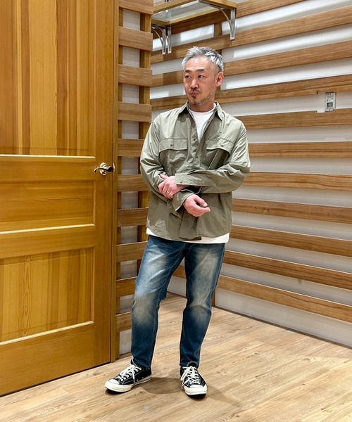 Grand PARK(グランドパーク)の「タイプライターマルチシャツ(シャツ/ブラウス・メンズ・ベージュ/ブラック/カーキ・LARGE/MEDIUM)」の6枚目の写真