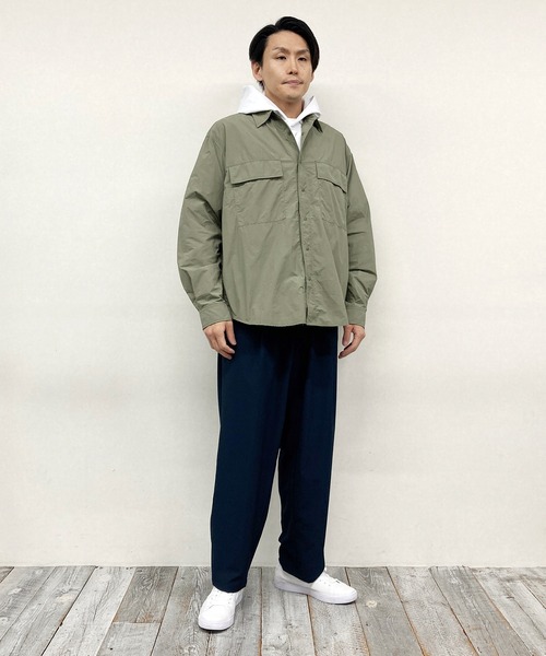 Grand PARK(グランドパーク)の「タイプライターマルチシャツ(シャツ/ブラウス・メンズ・ベージュ/ブラック/カーキ・LARGE/MEDIUM)」の8枚目の写真