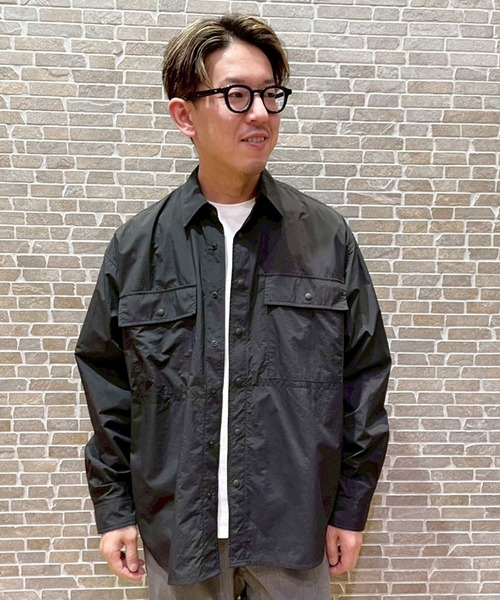 Grand PARK(グランドパーク)の「タイプライターマルチシャツ(シャツ/ブラウス・メンズ・ベージュ/ブラック/カーキ・LARGE/MEDIUM)」の9枚目の写真