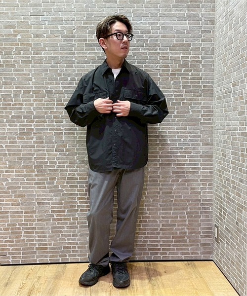 Grand PARK(グランドパーク)の「タイプライターマルチシャツ(シャツ/ブラウス・メンズ・ベージュ/ブラック/カーキ・LARGE/MEDIUM)」の10枚目の写真