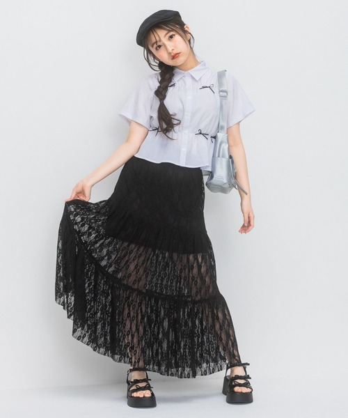 repipi armario(レピピ アルマリオ)の「リボンサンダル(サンダル・キッズ・ブラック/アイボリー・SMALL/MEDIUM/LARGE)」の8枚目の写真