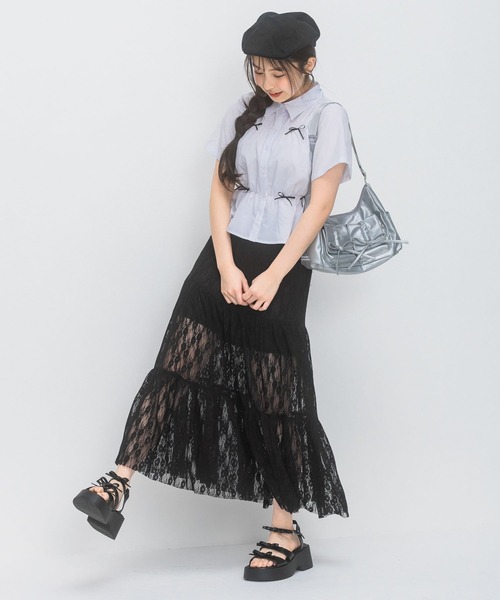 repipi armario(レピピ アルマリオ)の「リボンサンダル(サンダル・キッズ・ブラック/アイボリー・SMALL/MEDIUM/LARGE)」の9枚目の写真