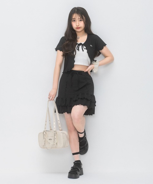 repipi armario(レピピ アルマリオ)の「リボンサンダル(サンダル・キッズ・ブラック/アイボリー・SMALL/MEDIUM/LARGE)」の11枚目の写真