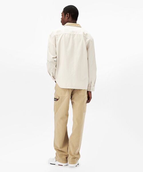 tommy jeans（トミー ジーンズ）の「キャンバスコーデュロイオーバーシャツ（シャツ/ブラウス・メンズ・ホワイト/グレー/ベージュ・MEDIUM/X-LARGE/LARGE/SMALL）」の13枚目の写真