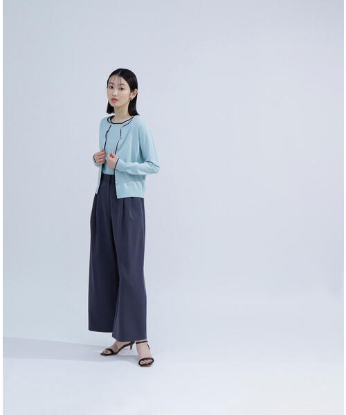 ナチュラルビューティーベーシック　バイカラーアンサンブル　2025ss バイカラーアンサンブル | NATURAL BEAUTY BASIC（ナチュラル