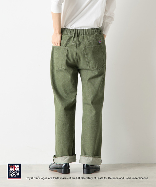 ROYAL NAVY(ロイヤルネイビー)の「《別注》【ROYAL NAVY/ロイヤルネイビー】5ポケットパンツ(その他パンツ・レディース・グレー/カーキ/ストライプ・2/4/3)」の5枚目の写真