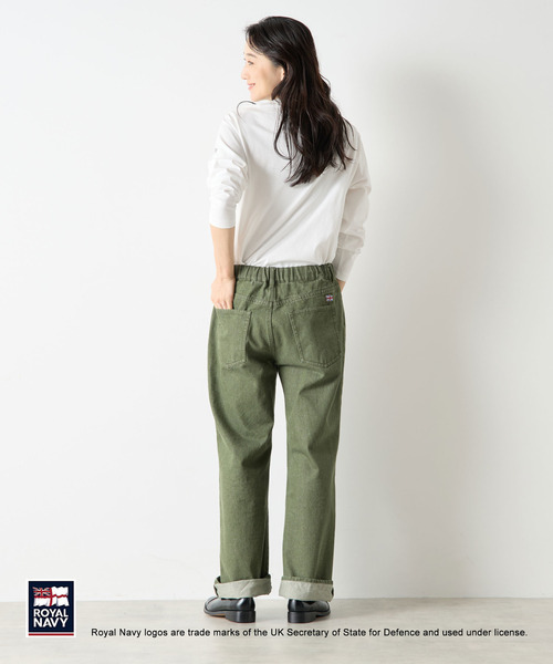 ROYAL NAVY(ロイヤルネイビー)の「《別注》【ROYAL NAVY/ロイヤルネイビー】5ポケットパンツ(その他パンツ・レディース・グレー/カーキ/ストライプ・2/4/3)」の10枚目の写真