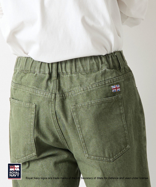 ROYAL NAVY(ロイヤルネイビー)の「《別注》【ROYAL NAVY/ロイヤルネイビー】5ポケットパンツ(その他パンツ・レディース・グレー/カーキ/ストライプ・2/4/3)」の11枚目の写真