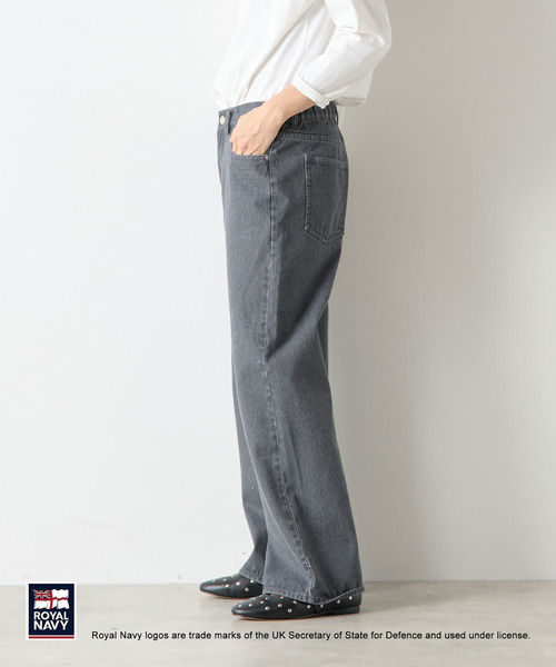 ROYAL NAVY(ロイヤルネイビー)の「《別注》【ROYAL NAVY/ロイヤルネイビー】5ポケットパンツ(その他パンツ・レディース・グレー/カーキ/ストライプ・2/4/3)」の14枚目の写真