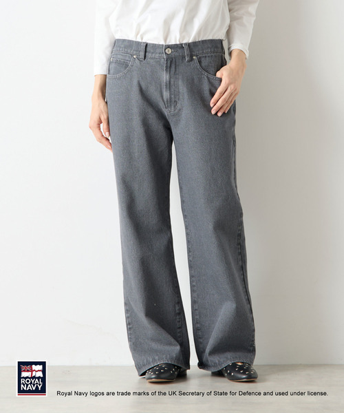 ROYAL NAVY(ロイヤルネイビー)の「《別注》【ROYAL NAVY/ロイヤルネイビー】5ポケットパンツ(その他パンツ・レディース・グレー/カーキ/ストライプ・2/4/3)」の18枚目の写真