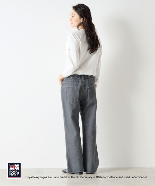 ROYAL NAVY(ロイヤルネイビー)の「《別注》【ROYAL NAVY/ロイヤルネイビー】5ポケットパンツ(その他パンツ・レディース・グレー/カーキ/ストライプ・2/4/3)」の20枚目の写真