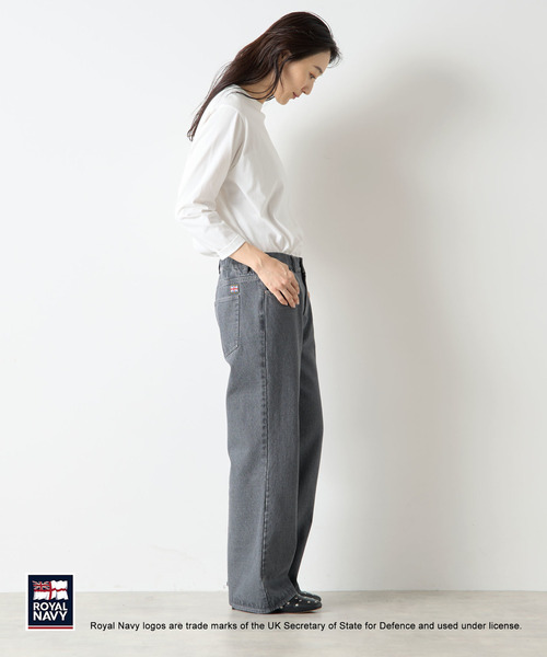 ROYAL NAVY(ロイヤルネイビー)の「《別注》【ROYAL NAVY/ロイヤルネイビー】5ポケットパンツ(その他パンツ・レディース・グレー/カーキ/ストライプ・2/4/3)」の21枚目の写真