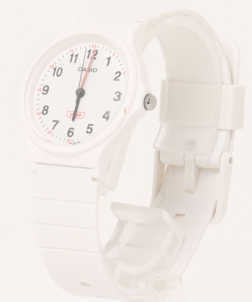 CASIO（カシオ）の「CASIO カシオ / スタンダード アナログクォーツ ラウンドフェイス腕時計 日常生活防水 /// LQ-24（アナログ腕時計・レディース・ホワイト/ブラック/ピンク/ブルー/グリーン・FREE）」の2枚目の写真
