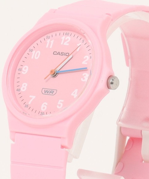 CASIO（カシオ）の「CASIO カシオ / スタンダード アナログクォーツ ラウンドフェイス腕時計 日常生活防水 /// LQ-24（アナログ腕時計・レディース・ホワイト/ブラック/ピンク/ブルー/グリーン・FREE）」の5枚目の写真