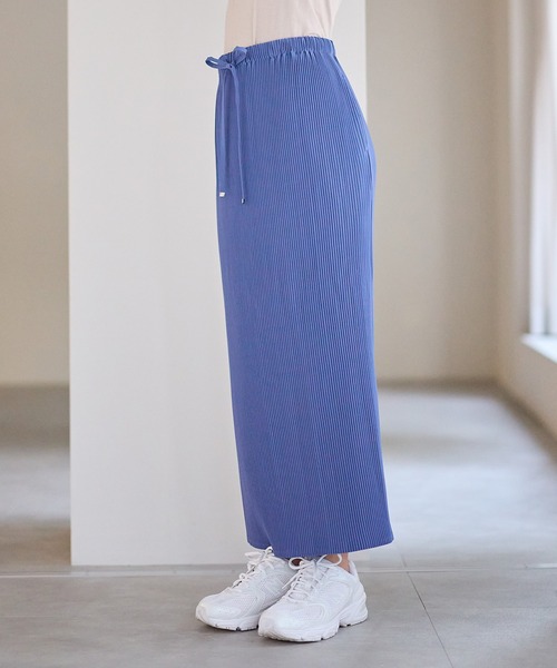妊娠初期・産後もずーっとはけるプリーツスカート（マタニティ