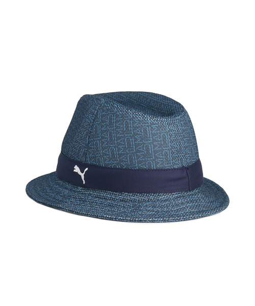 PUMA（プーマ）の「PUMA プーマ メンズ ゴルフ FOG リゾート AOP ラッセル ハット（ハット・メンズ・ネイビー/ブラウン系その他7/ブラウン系その他・フリー）」の5枚目の写真