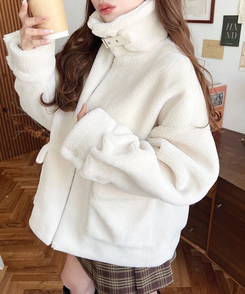 moment+（モーメントプラス）の「2WAYアレンジカラーテディベアボア