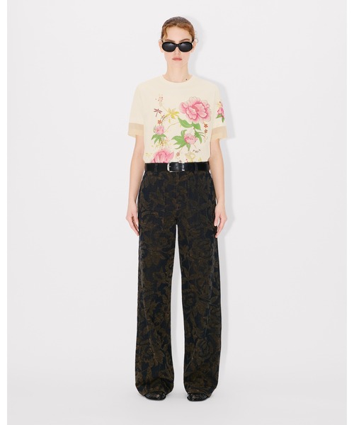 ◆送料・関税込み◆KENZO KENZO Peonies Tシャツ セール】'KENZO Peonies' Tシャツ（Tシャツ/カットソー）｜KENZO