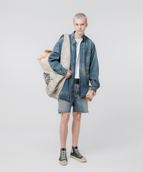 BOW WOW（バウワウ）の「NEWSPAPER BAG（ショルダーバッグ・メンズ・ホワイト・ONE SIZE）」の8枚目の写真